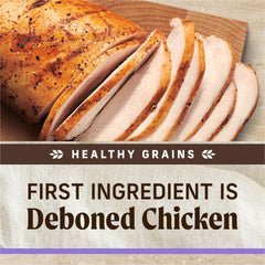 Merrick Grain Blend Oats emphasizes digestion-friendly fiber for steady energy.