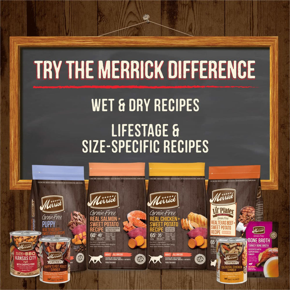 Merrick Power Bites L-carnitina para metabolismo saludable