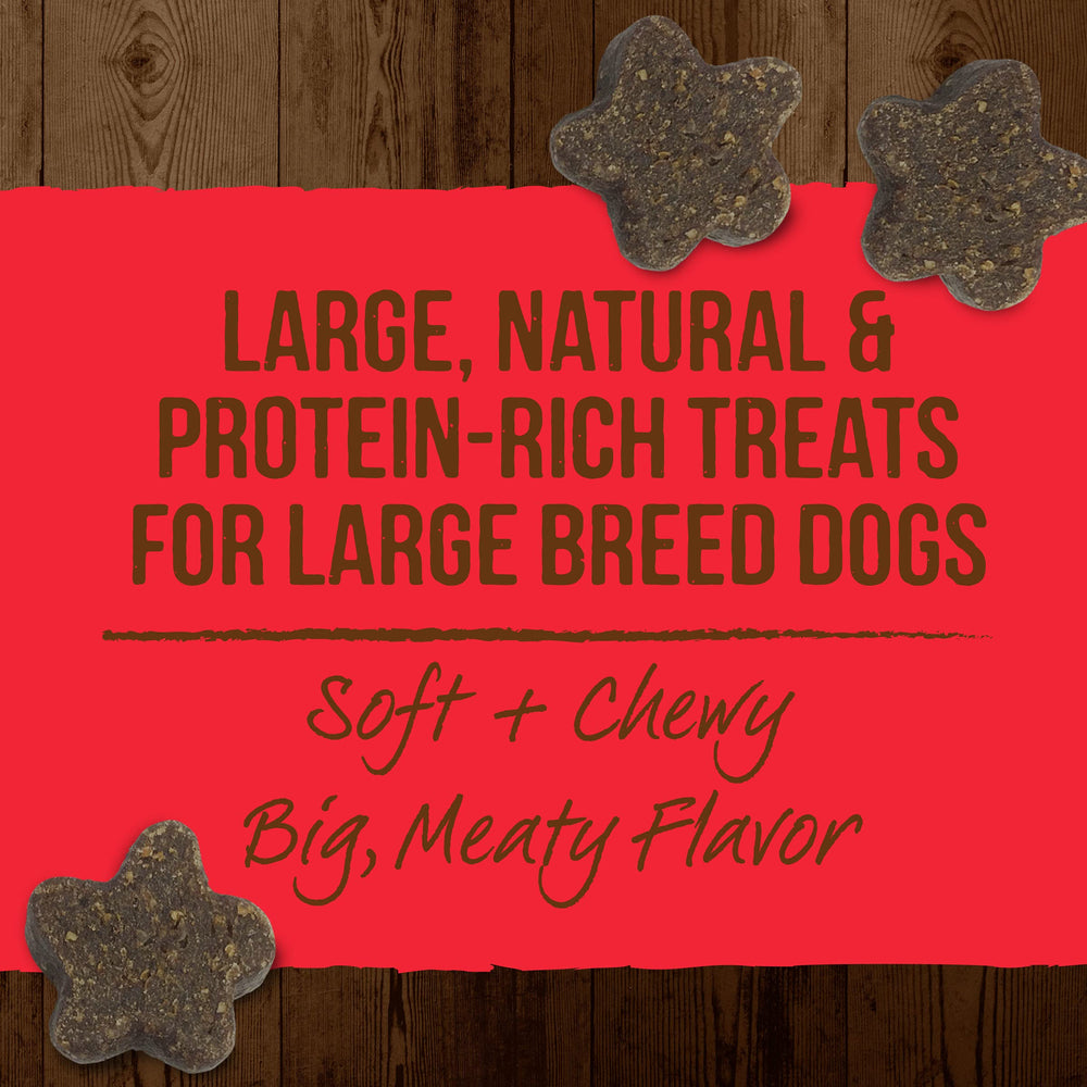 Merrick Power Bites textura suave ideal para perros grandes durante entrenamiento
