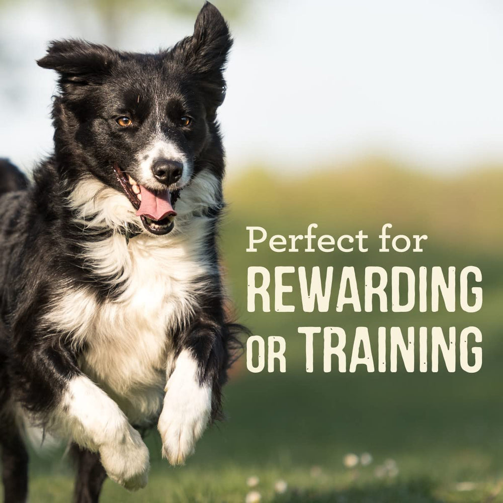 Merrick Power Bites textured treat close-up with rich aroma