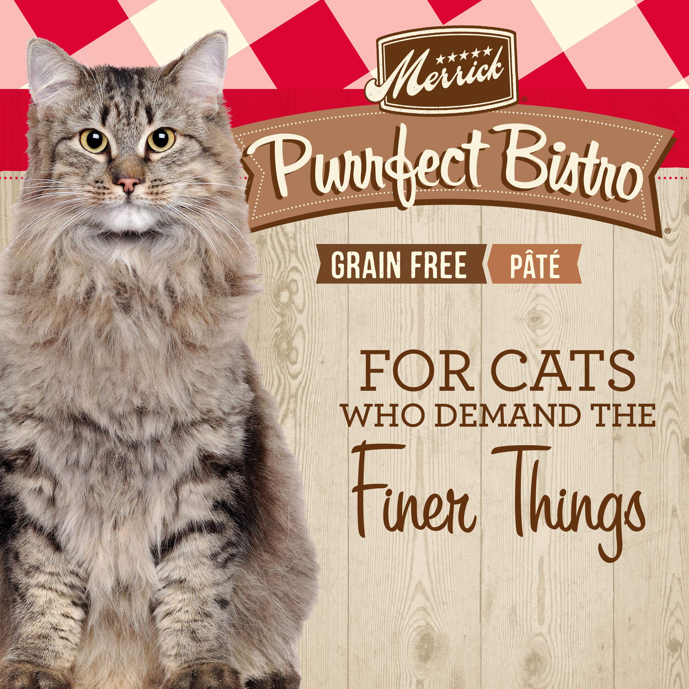 Merrick Purrfect Bistro grain-free recipe ingredient highlight deboned beef