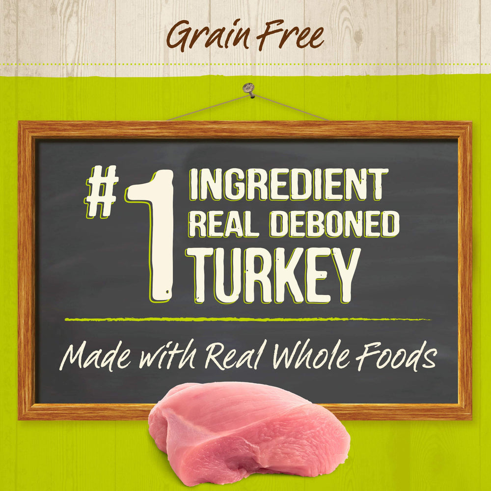 Merrick Purrfect Bistro turkey pate grain-free label—soy-free and corn-free ingredients