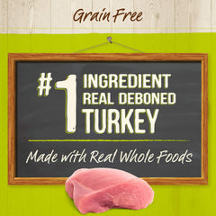 Merrick Purrfect Bistro turkey pate grain-free label—soy-free and corn-free ingredients