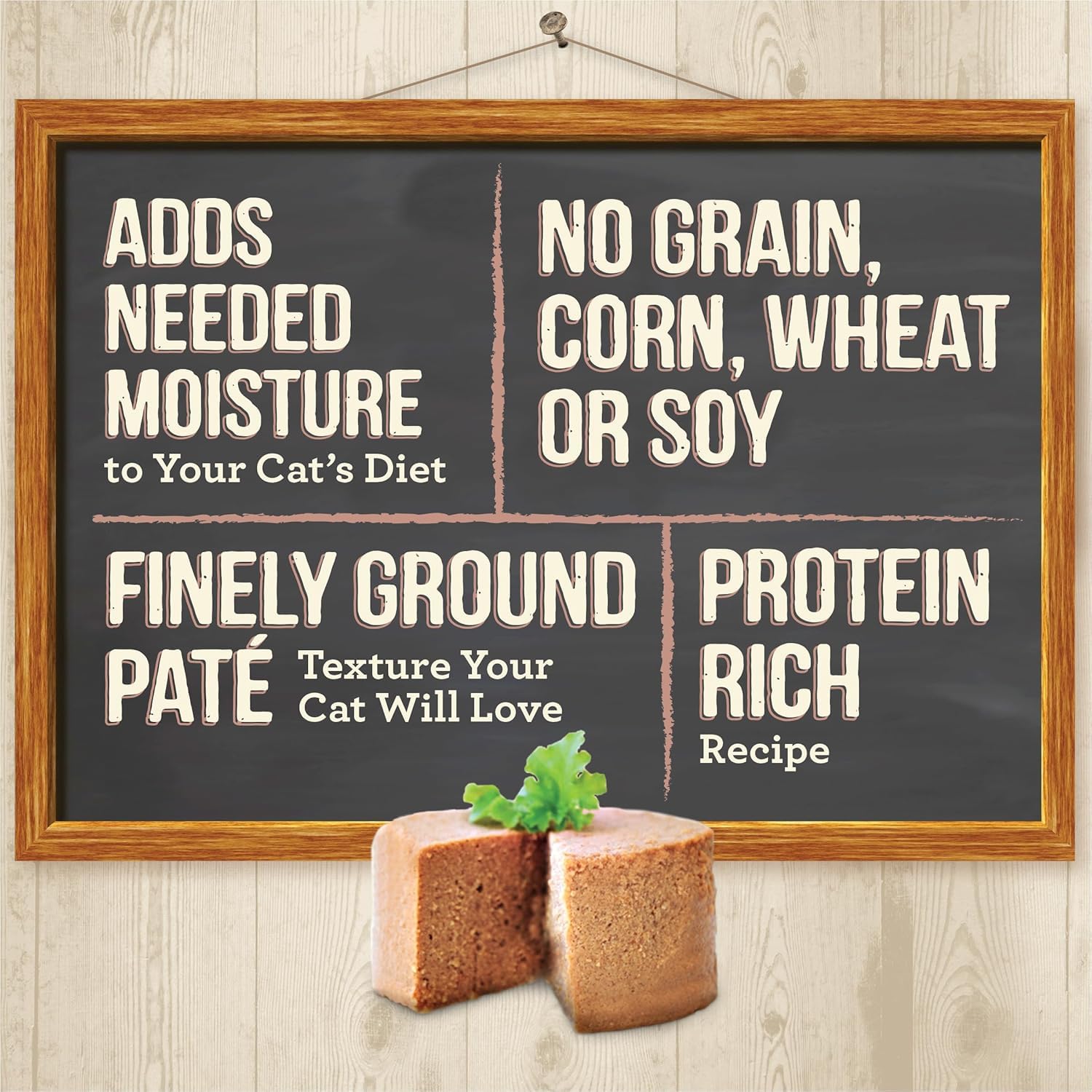 Merrick Purrfect Bistro variety pack beef can image showcases hearty flavor for picky eaters.