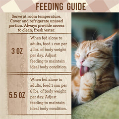 Merrick Purrfect Bistro variety pack salmon-duck can image promotes variety and palatability for adventurous eaters.