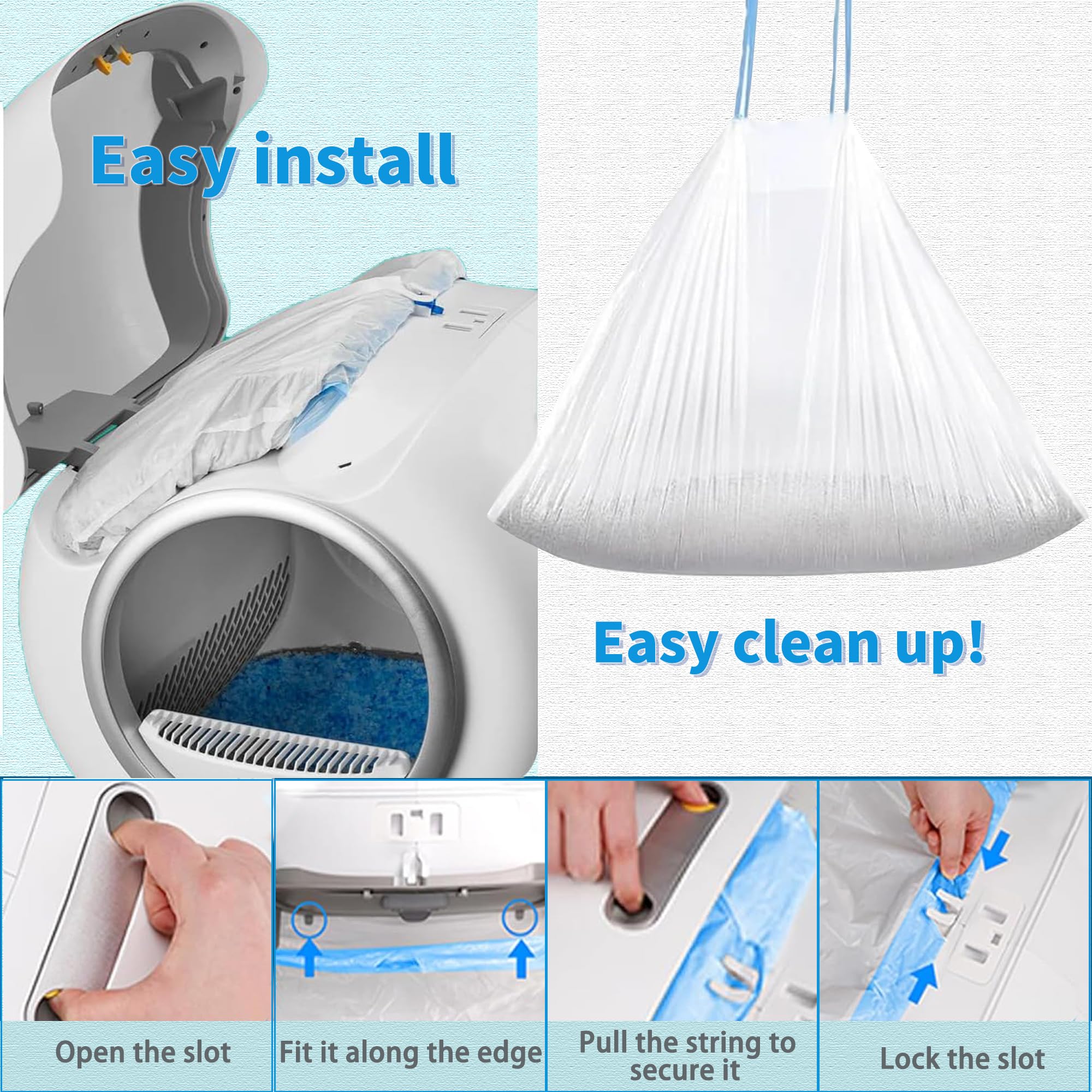 MERWIKLE durable 1.5 mil plastic stands up to heavy use.