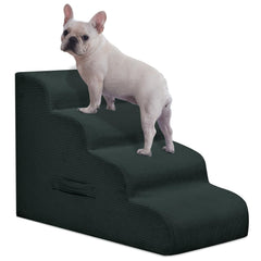 Mesa Lemon dog stairs four-step angle view showing stable structure and grip