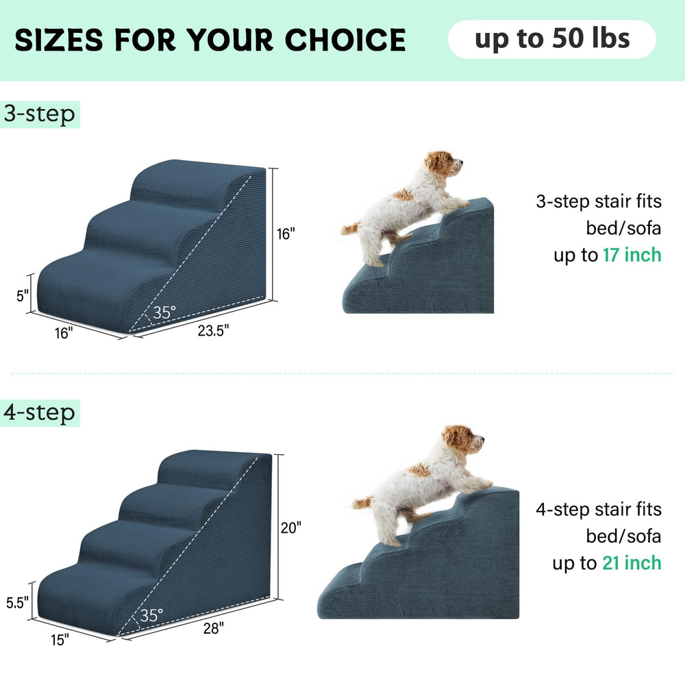 Mesa Lemon dog steps bevel design highlights joint-friendly incline