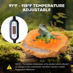 MECESOR heat rock temperature controller LCD display enables precise, easy warming.