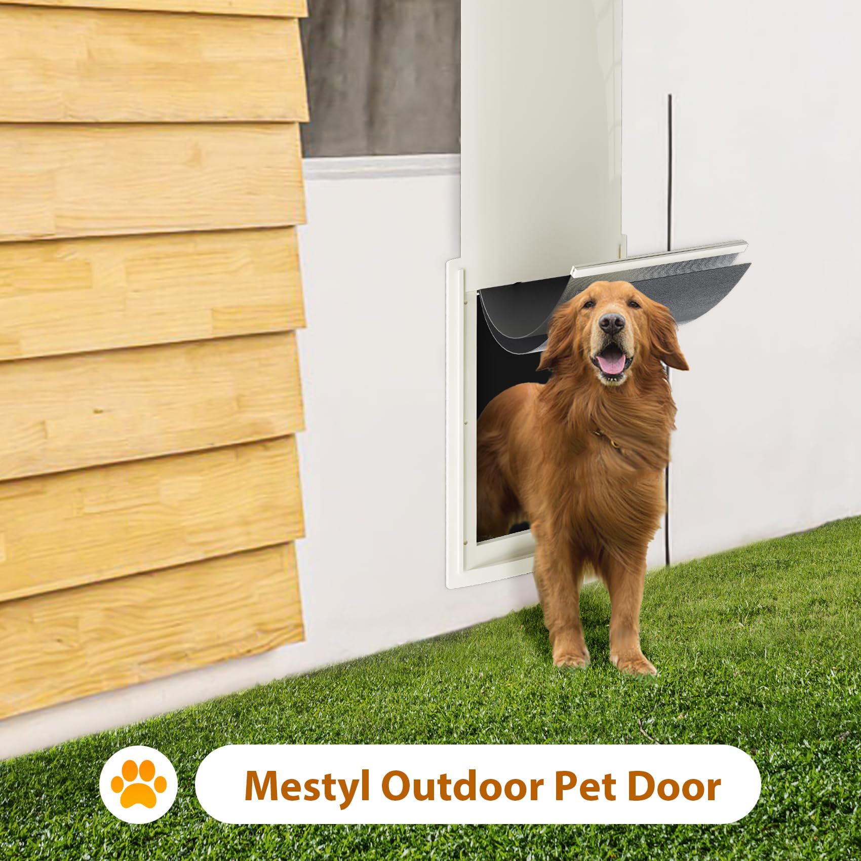 mestyl dog door frame dimensions to fit your wall opening