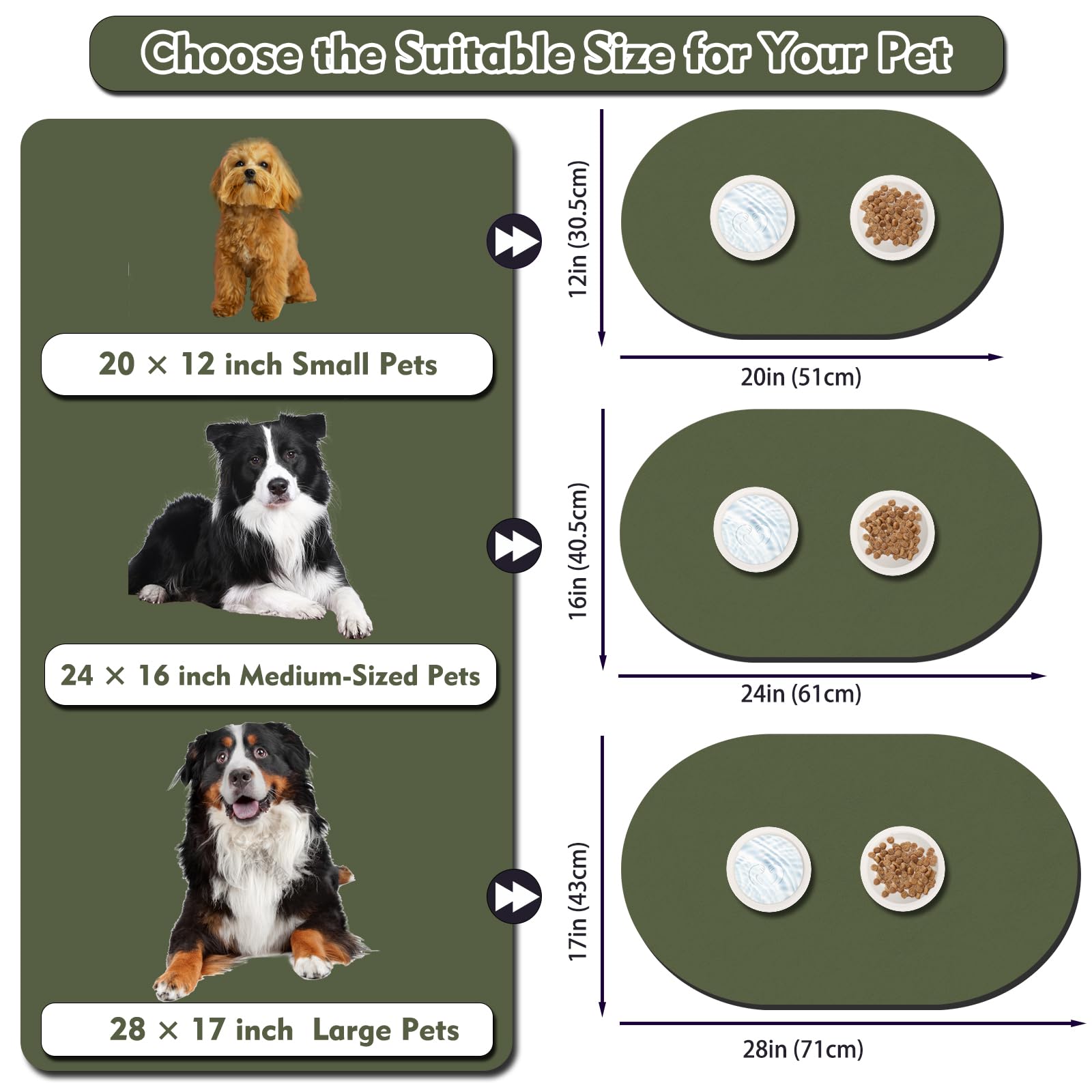 METEOROCK pet feeding mat easy-clean surface simplifies quick wipe-down after meals