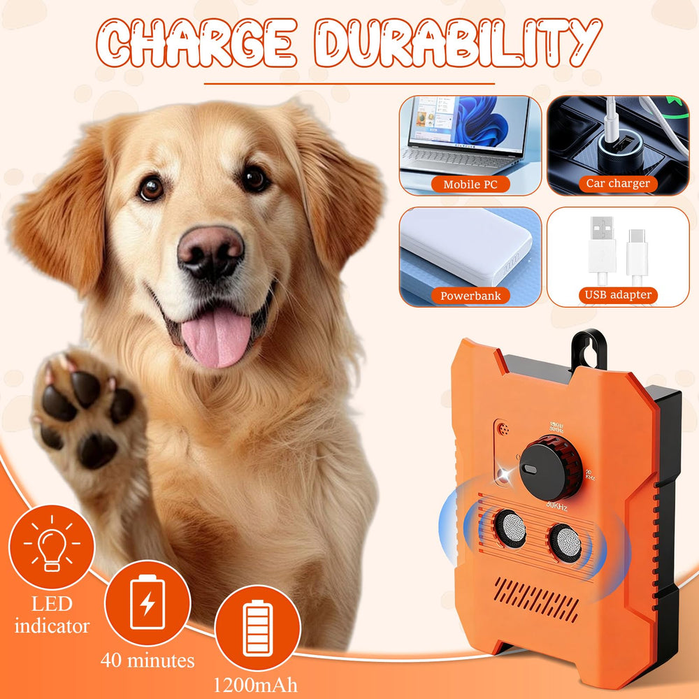 Methill Barkguard Pro LED indicator lights for quick status checks.