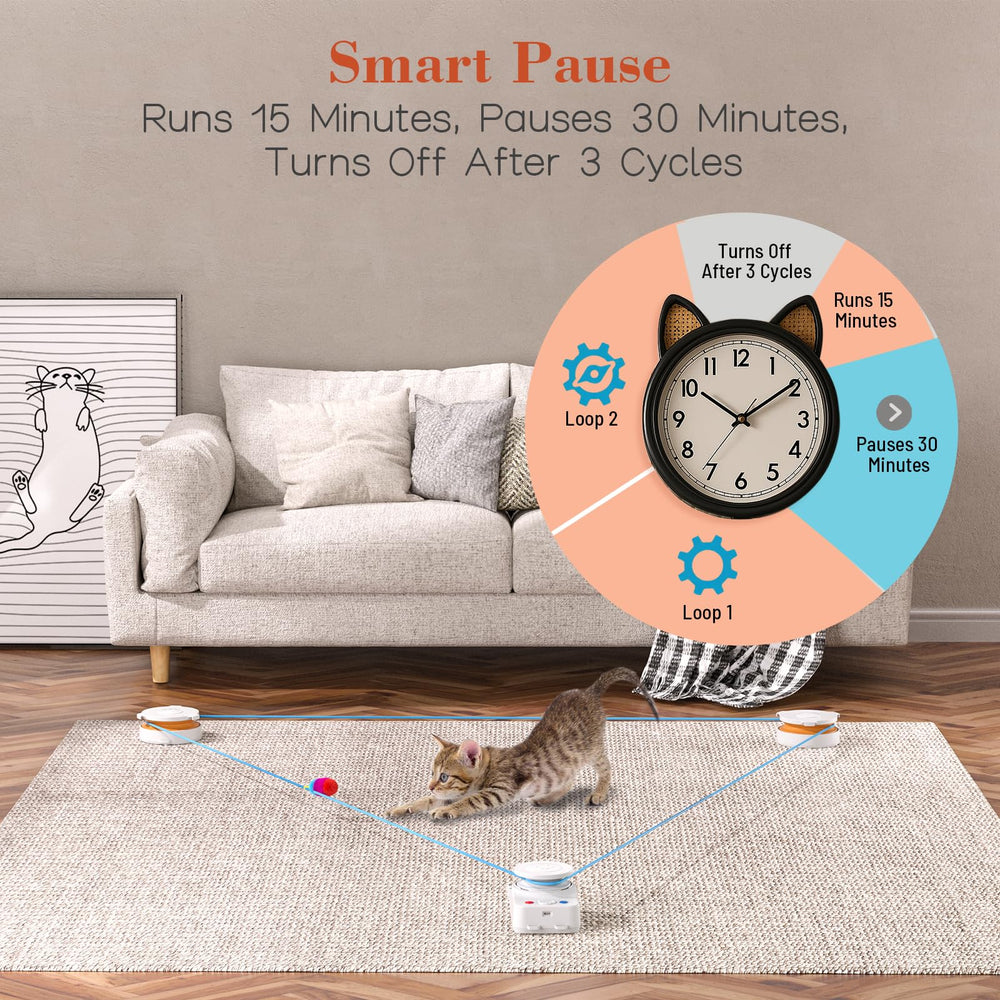 Metiya interactive cat toy plush-attachments provide engaging plush rewards for cats.