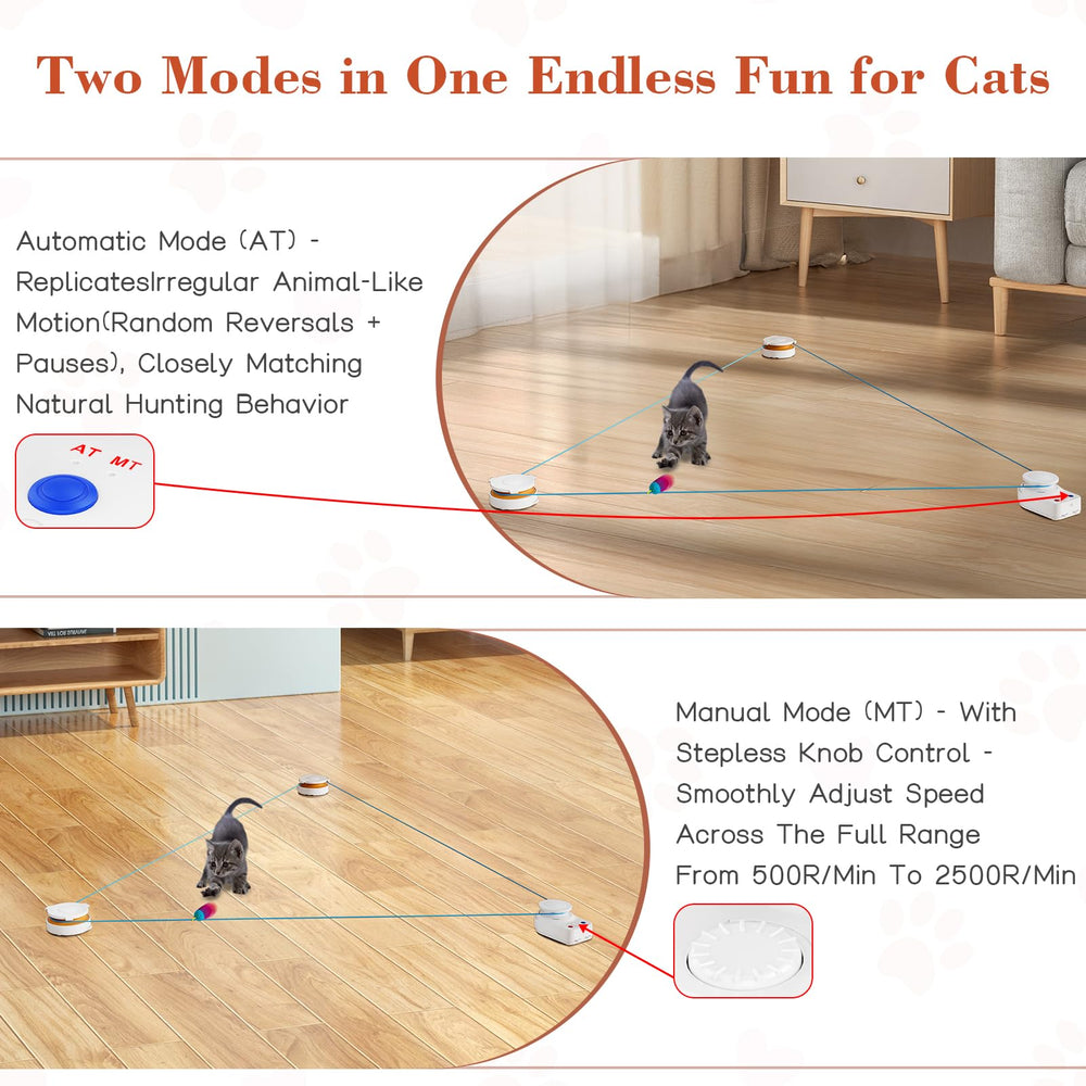 Metiya interactive cat toy safe-durable-materials uses ABS and soft attachments for longevity.