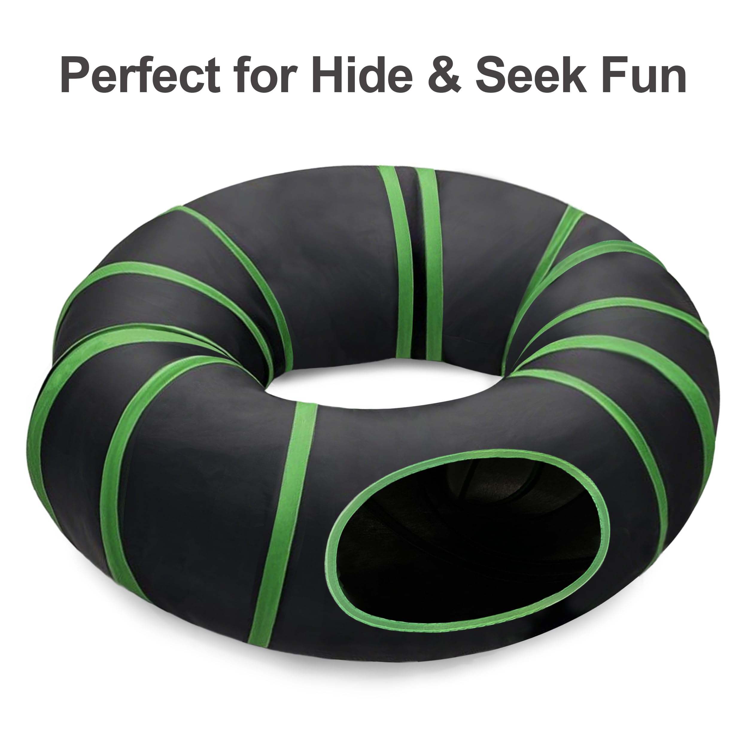 Metiya Interactive Cat Tunnel assembly demonstrates quick, versatile DIY play setups.