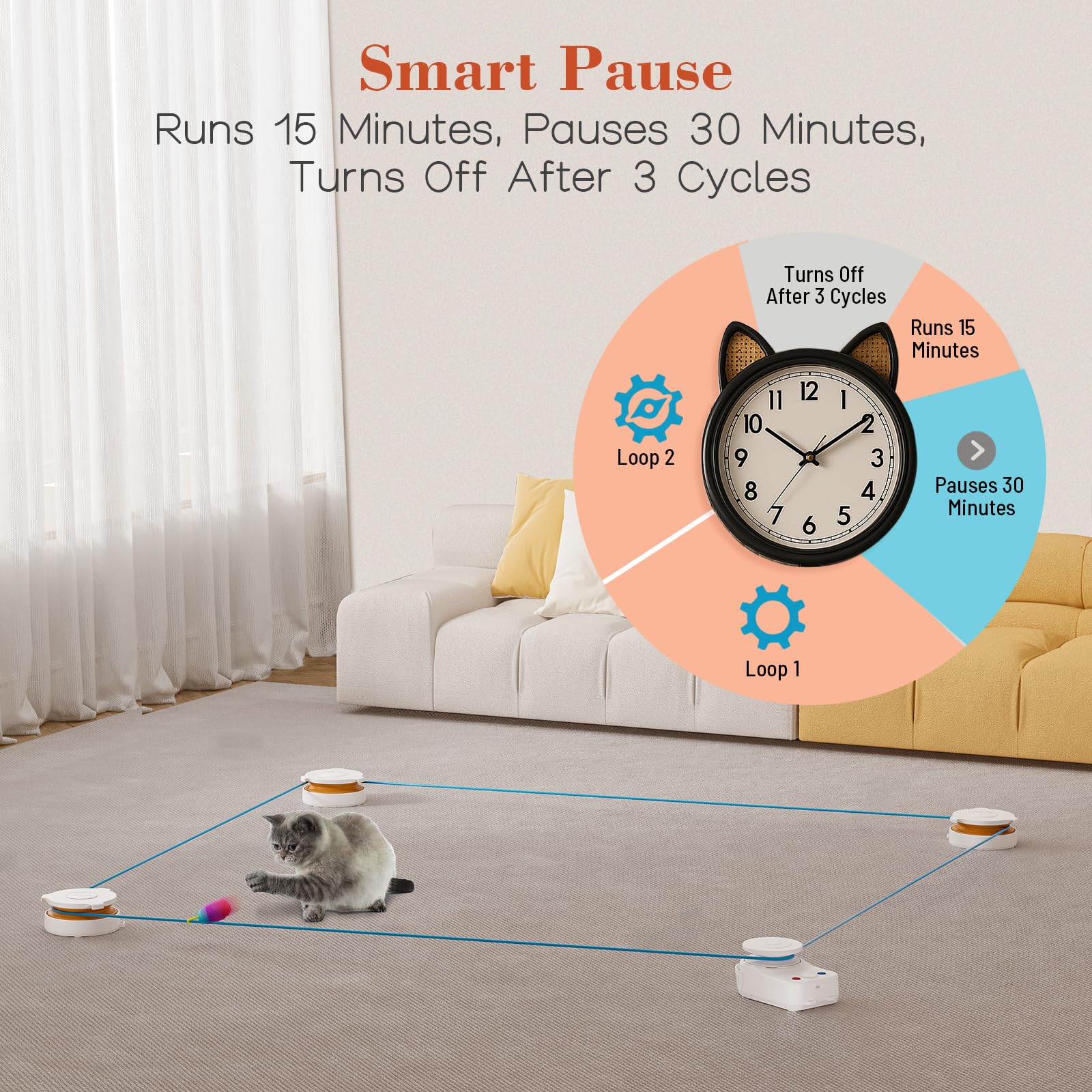 Metiya Safe Durable Materials ensure long-lasting, pet-safe play.