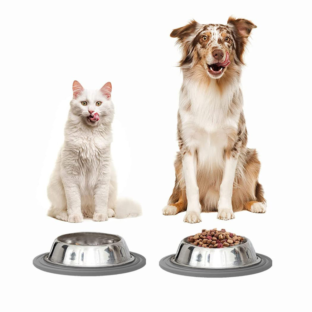Metopets two-pack mats keep feeding areas organized and tidy.