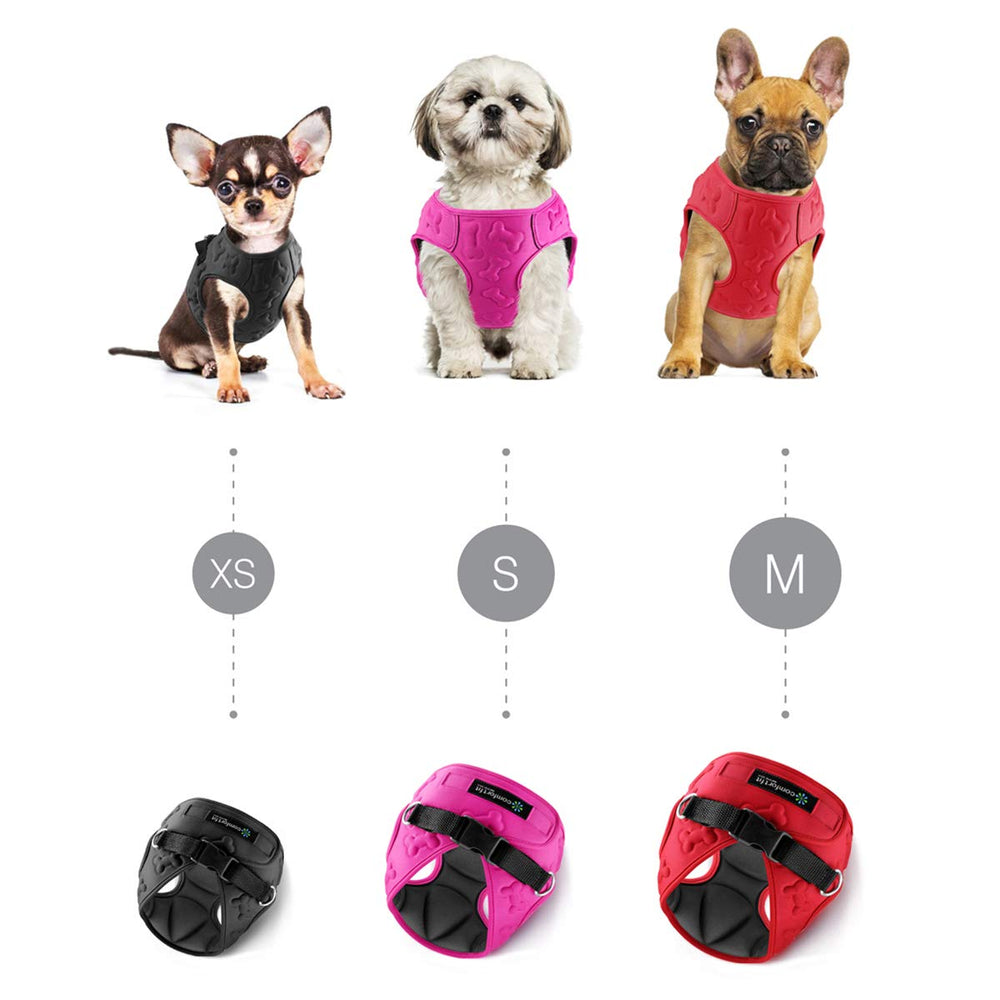 Metric USA Comfort Fit harness soft fabric against fur for light breathable wear