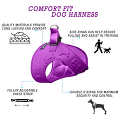 Metric USA Velcro-adjustable straps for quick, precise sizing.
