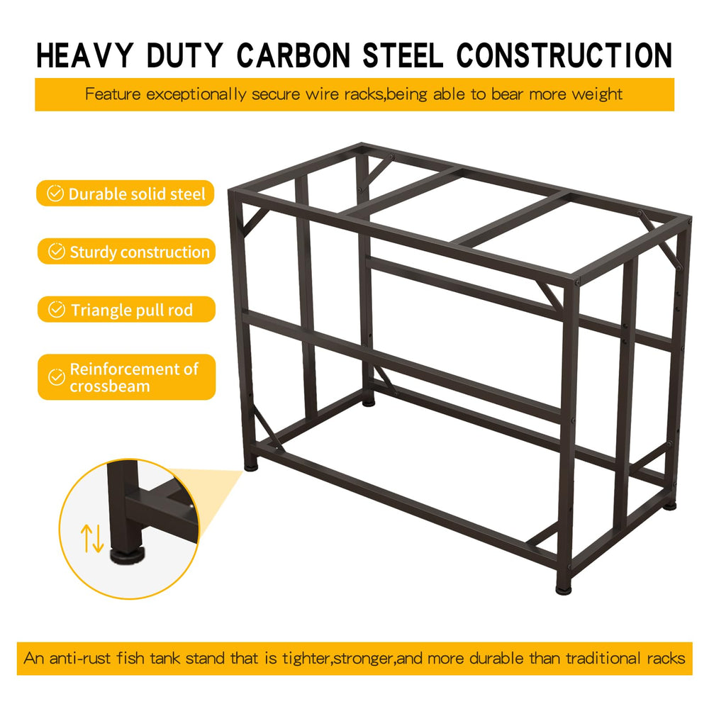 METYERRY 660lbs capacity stand supports large tanks securely