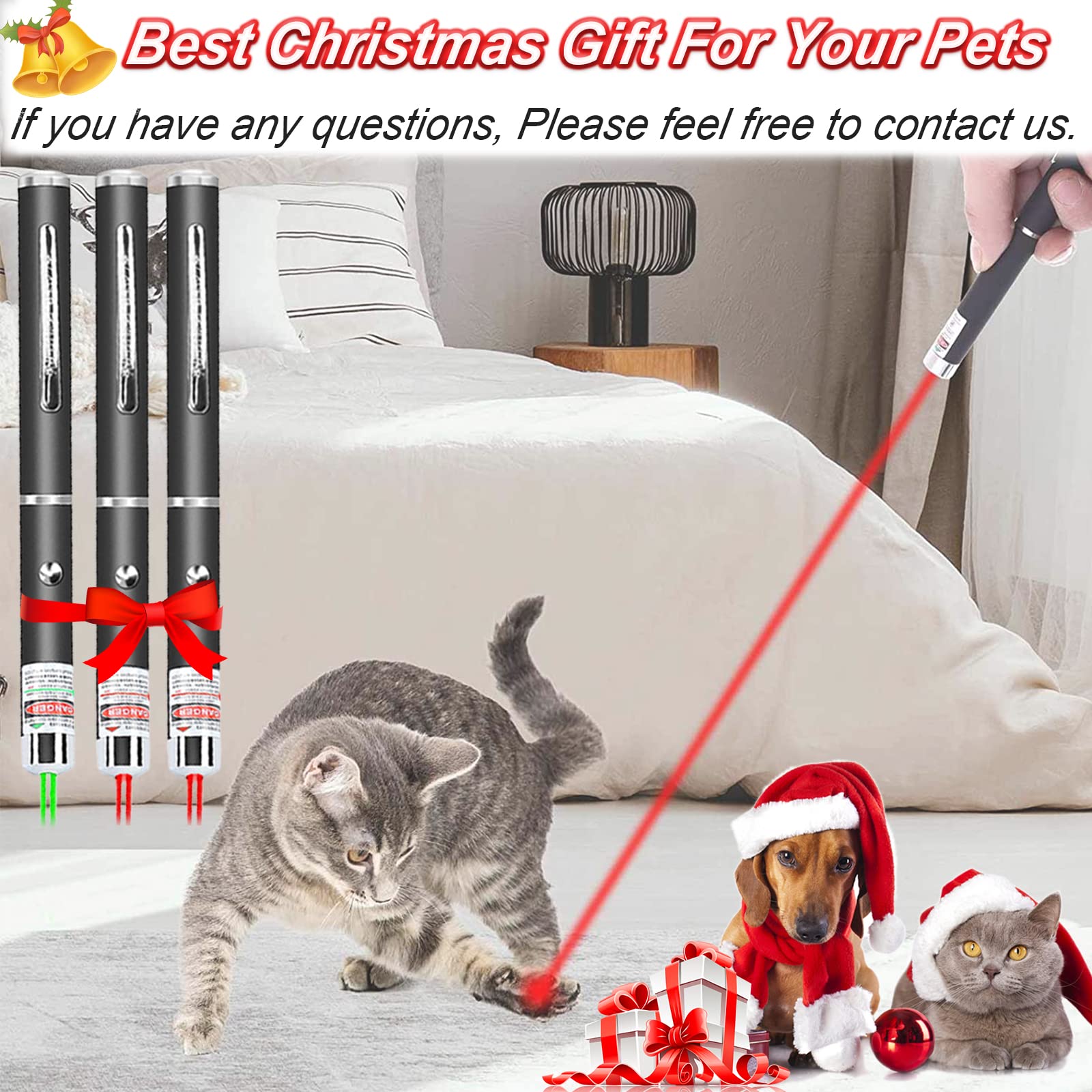 MEUSNO laser pointer in action for bonding and exercise
