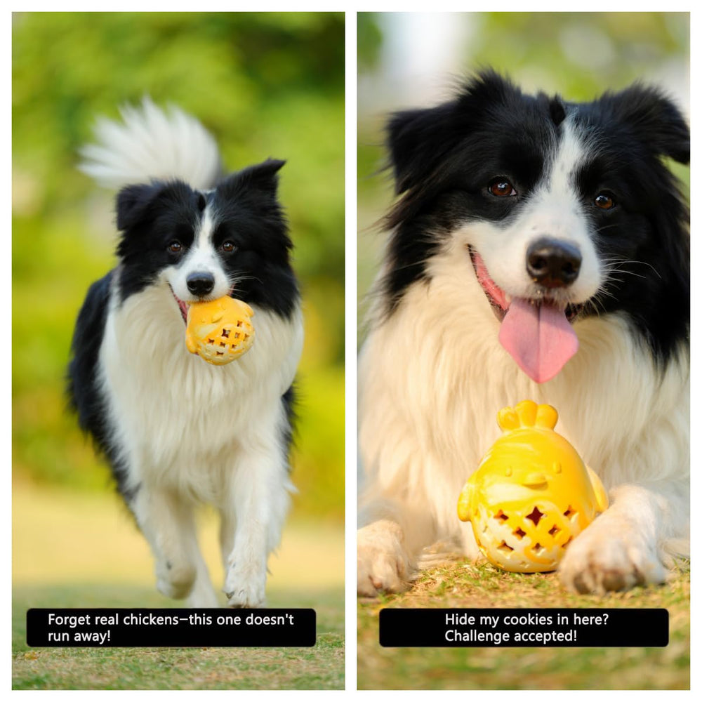 MewaJump dog puzzle toy rolling dispenser engages scent, chase instincts, and enrichment