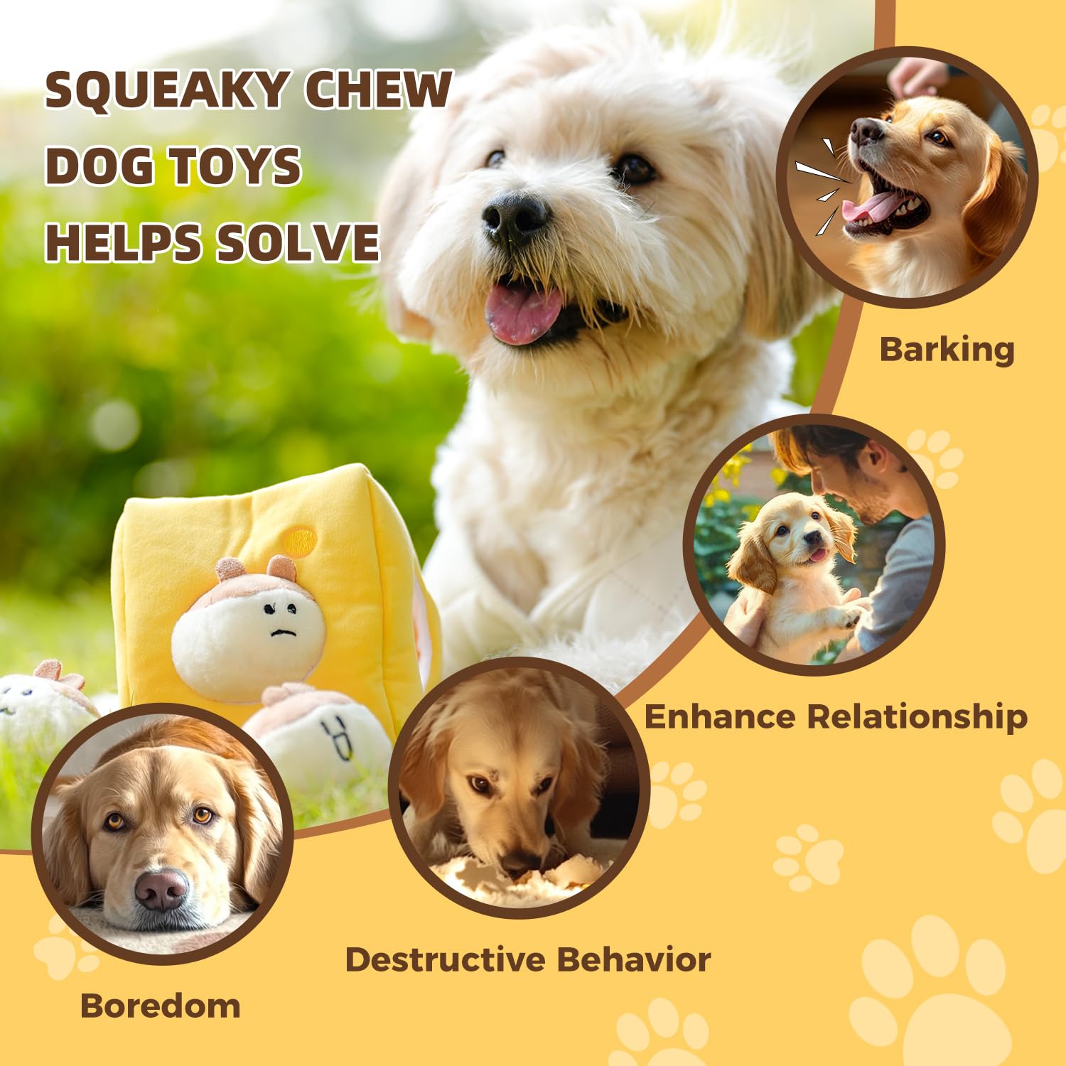 MewaJump dog toy bundle pack – versatile sizes from small to large for fetch and chew.