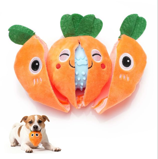 MewaJump squeaky Easter dog toy with ball—delivers playful, engaging stimulation for small and medium dogs.