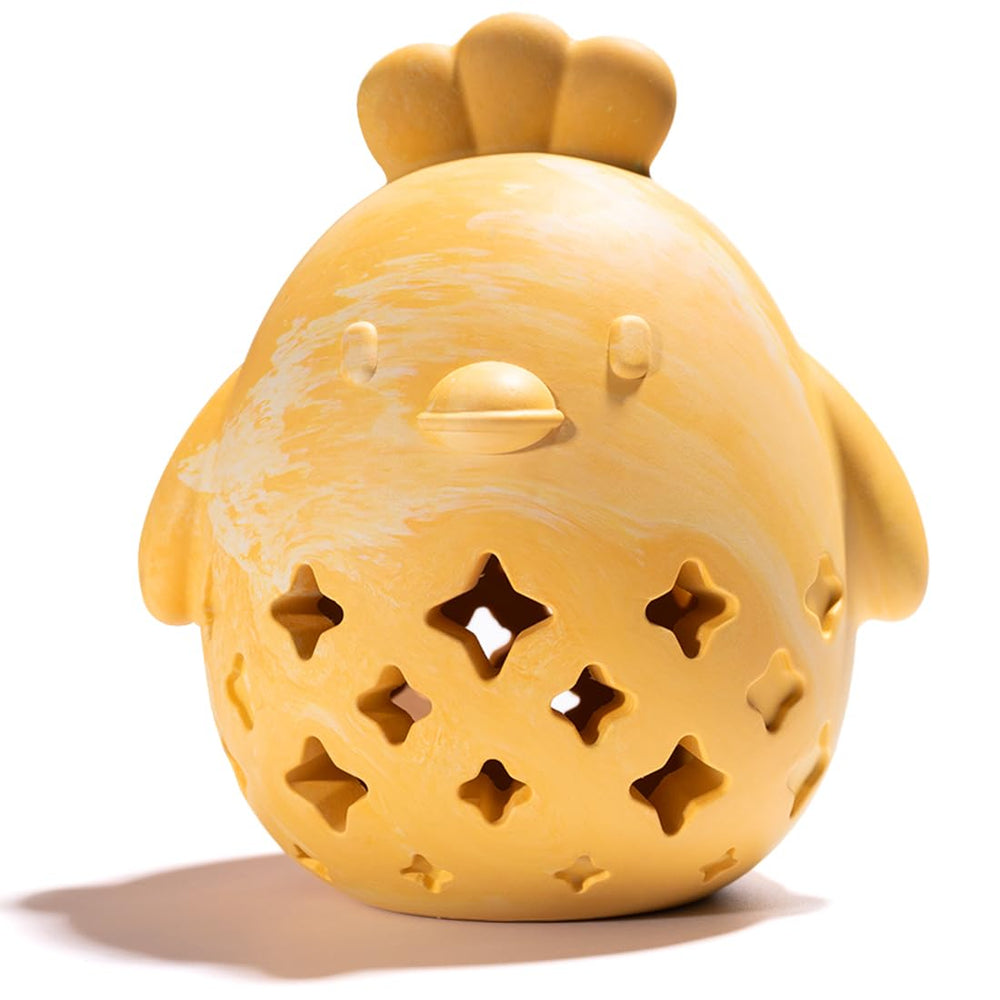 MewaJump stuffed dog toy treat-dispensing ball enhances interactive play and slows fast eating