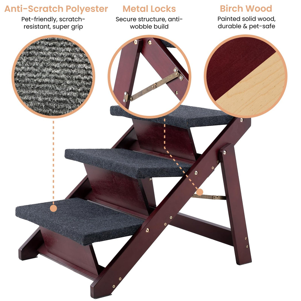 MEWANG 220 lbs weight capacity supports dogs and cats