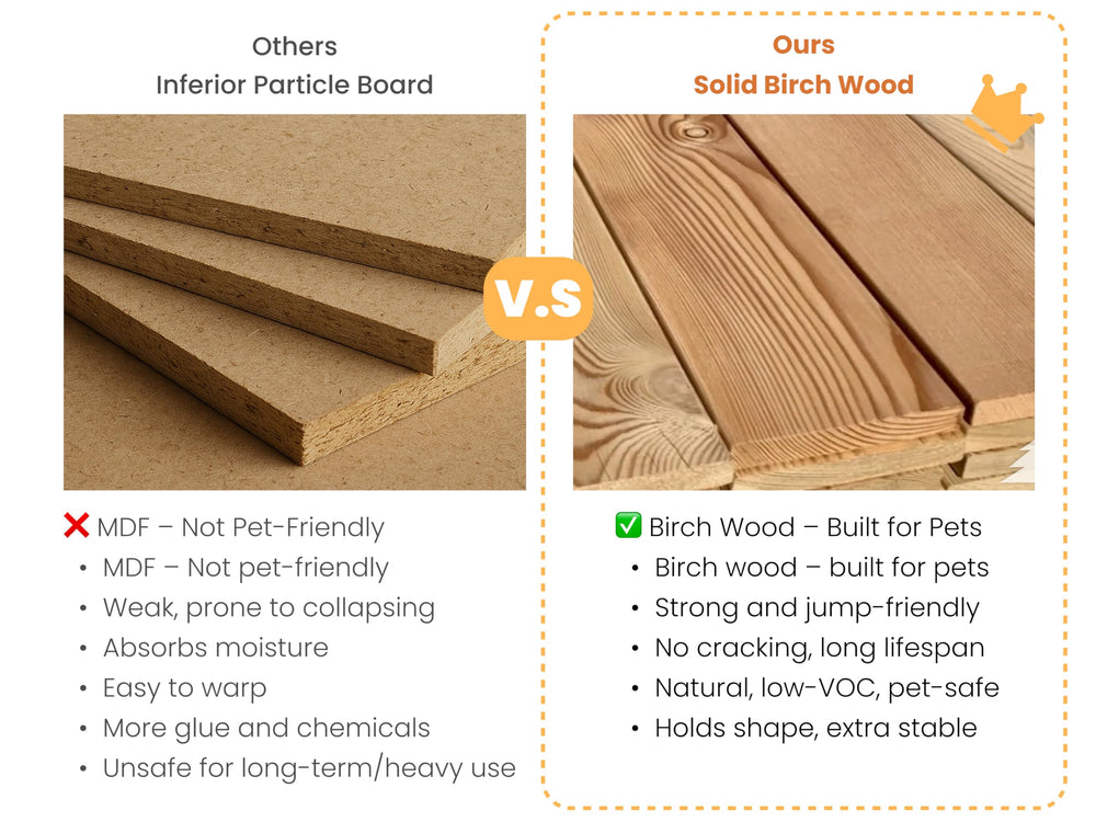 MEWANG brown wood finish complements home décor