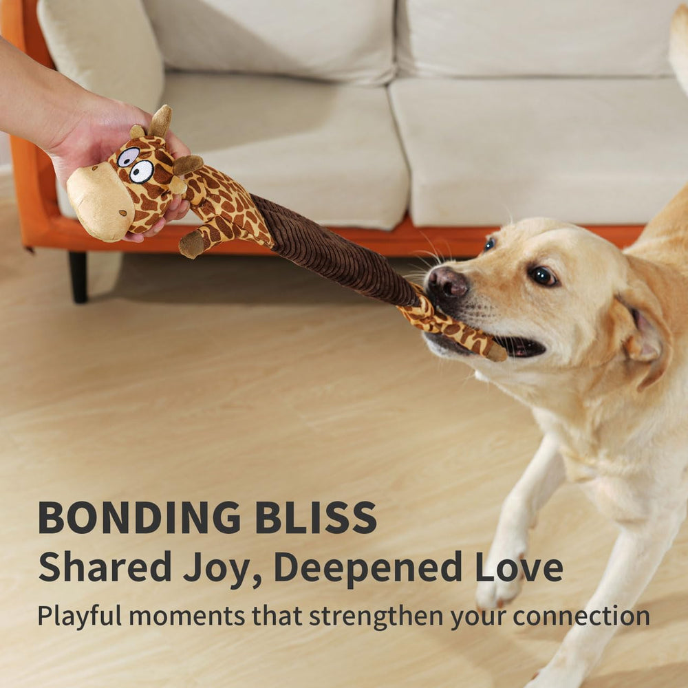 MEWMINGLE giraffe toy interactive play design supports trainer-led sessions