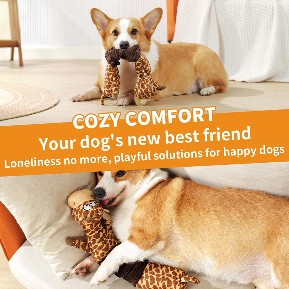 MEWMINGLE giraffe toy safe non-toxic plush for gentle teething and chewing