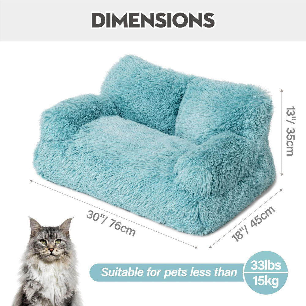 Mewoo Cat Couch indoor use demonstrates versatile pet bed for cats.