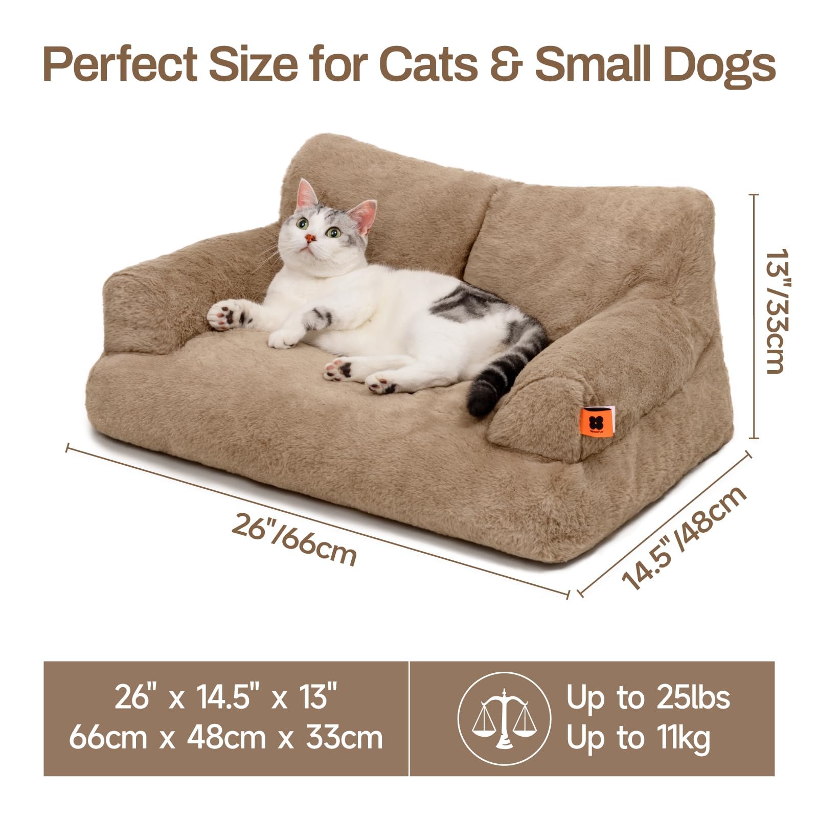 MEWOOFUN dog couch inner filling detail for comfortable support