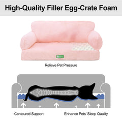 MEWOOFUN cat bed hidden-zipper enables easy removal for washing.