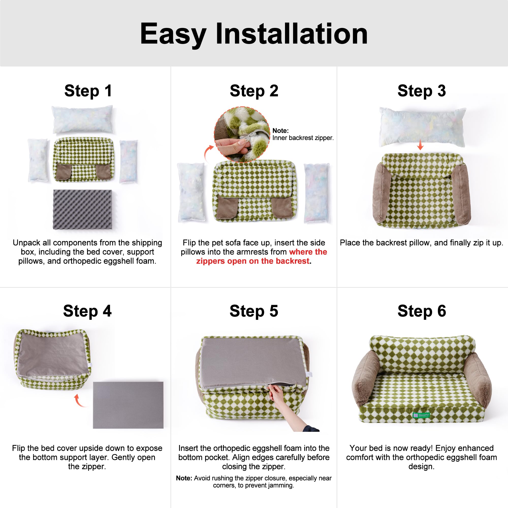 MEWOOFUN cat bed home-decor-friendly design complements interiors.