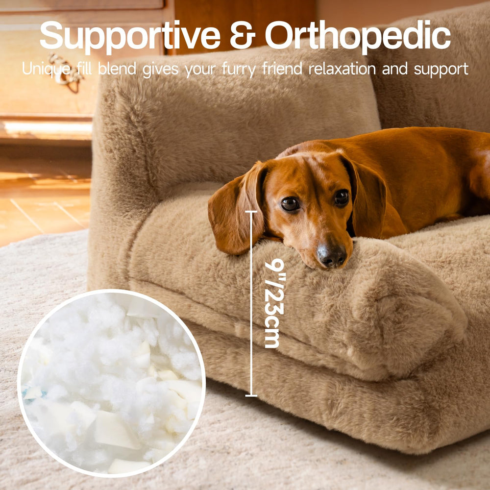 MEWOOFUN cat bed with non-slip bottom stays in place