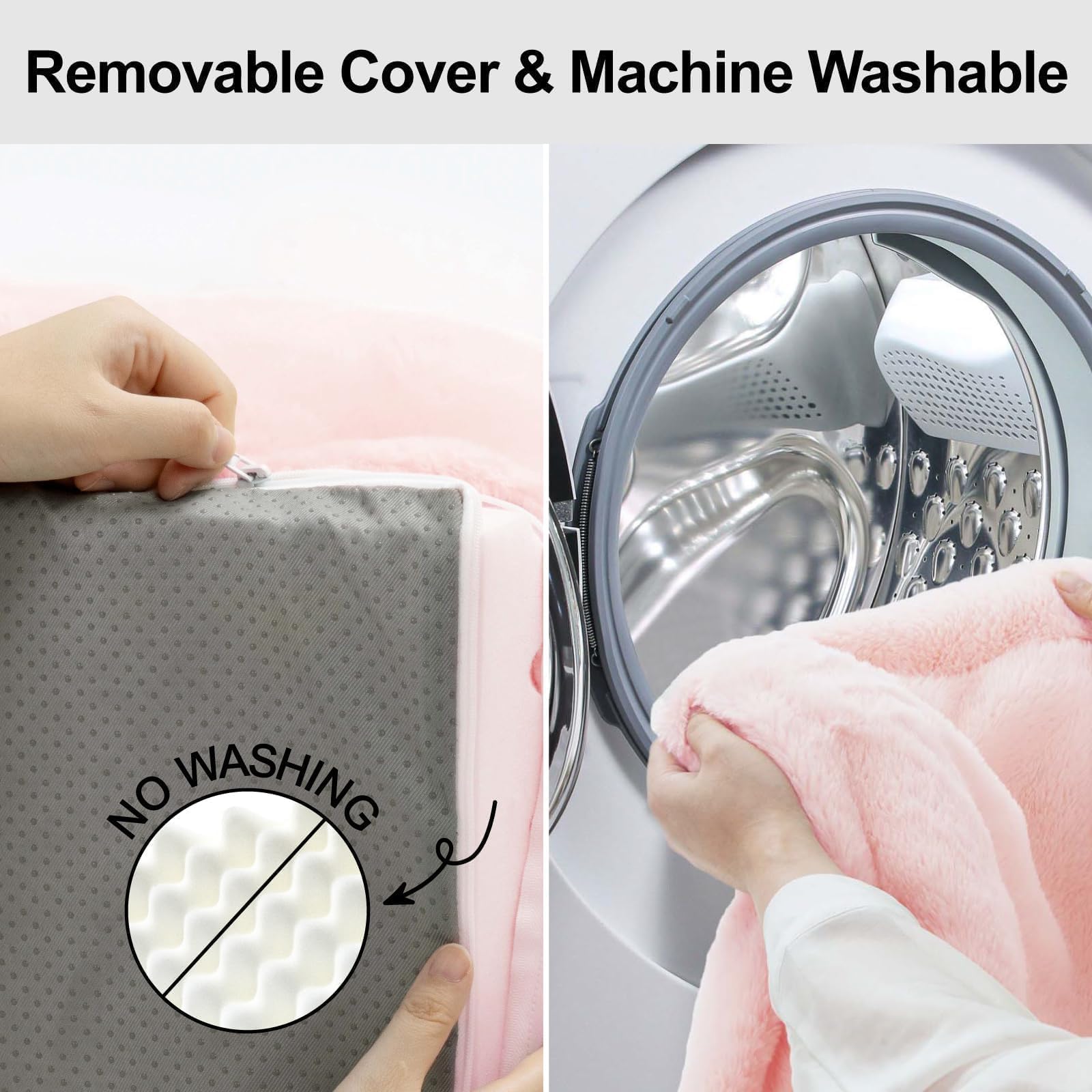 MEWOOFUN cat bed soft-plush-fabric provides a cozy lounging surface.