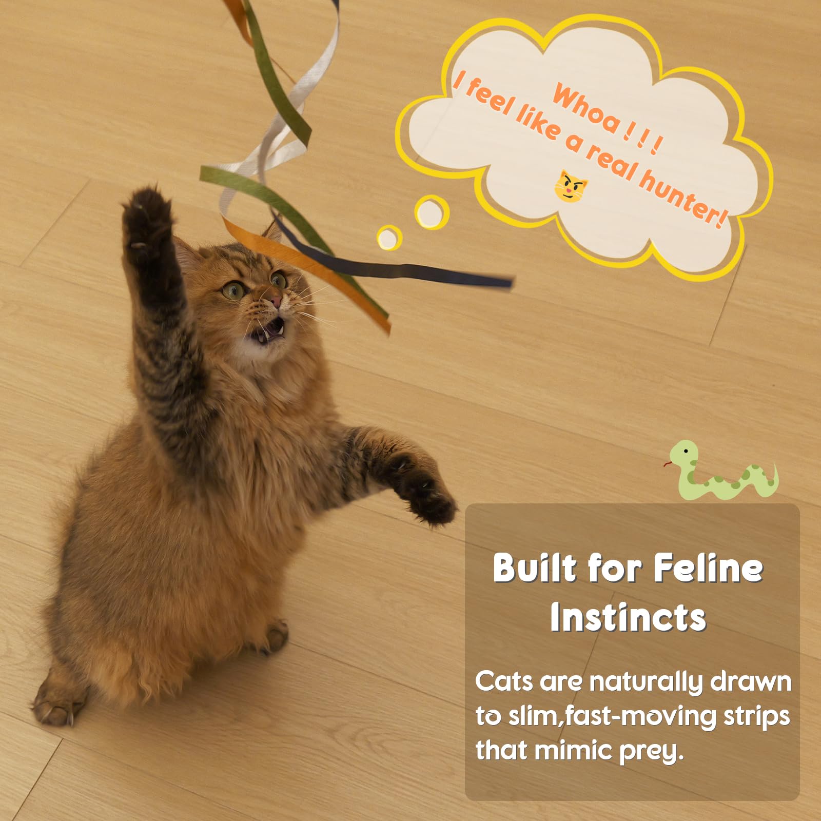 MewraThetify Catisfy wand's non-absorbent surface cleans easily