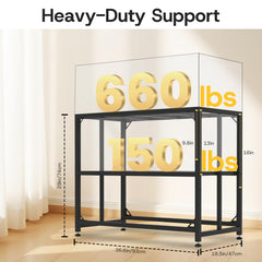 MEWSDEN heavy-duty frame close-up highlights reinforced corners and 660 lb capacity