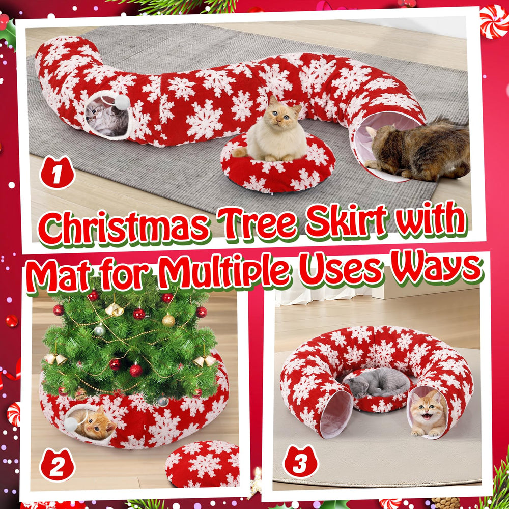 MEWTOGO anti-slip-base keeps the circular tunnel stable under the tree
