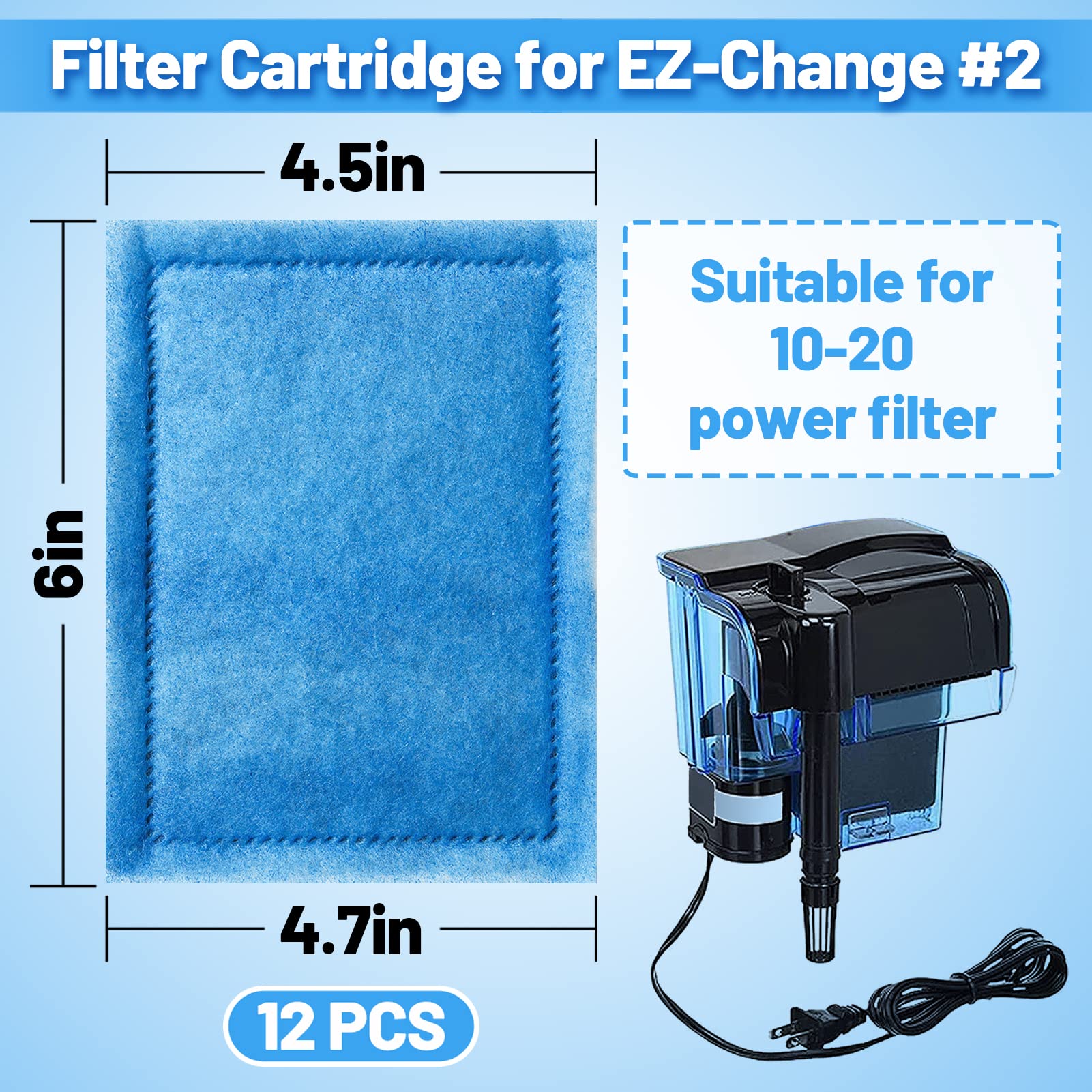 MEWTOGO Aqua-Tech EZ-Change #2 compatibility diagram showing fit.