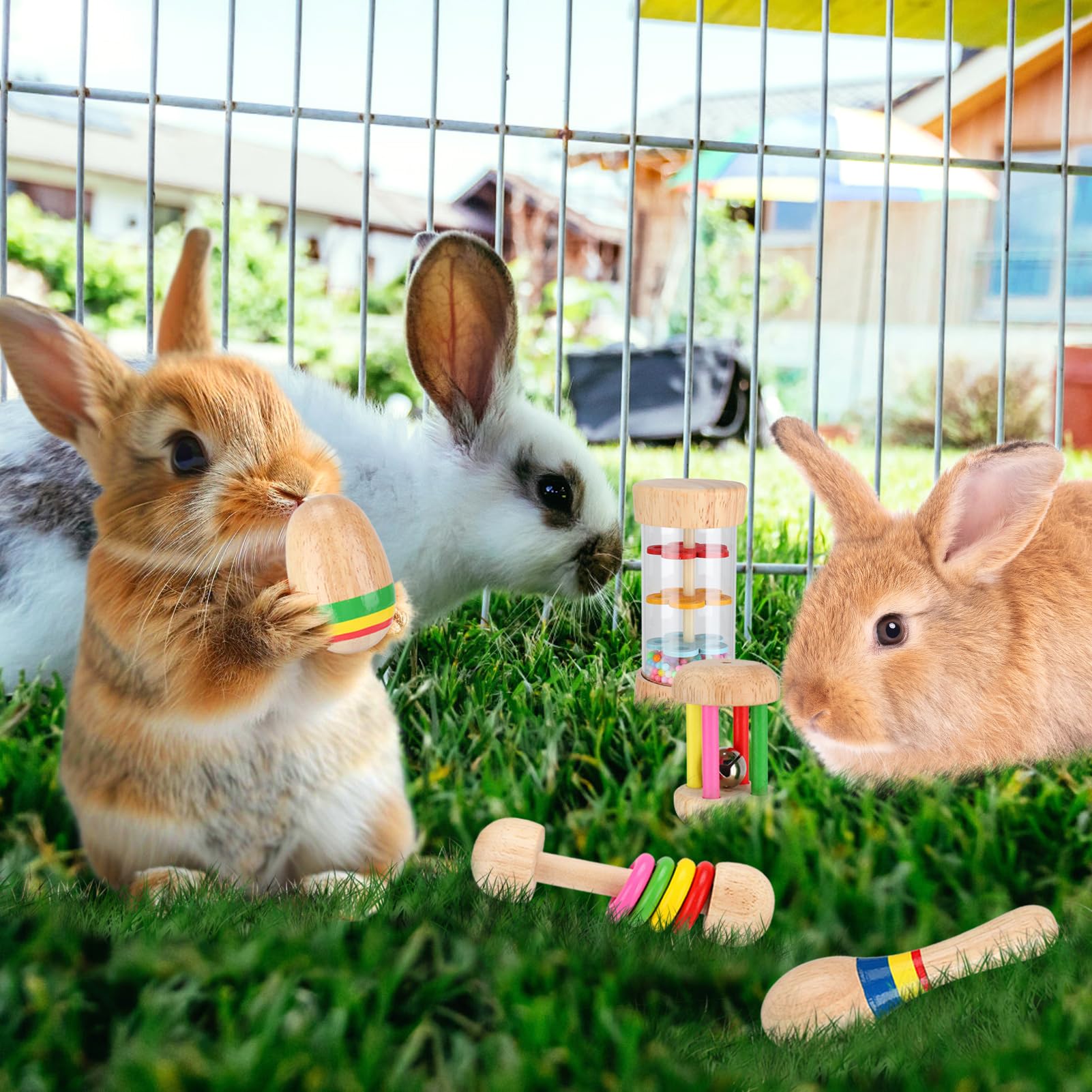 MEWTOGO bell ball feature adds audible fun during interactive play