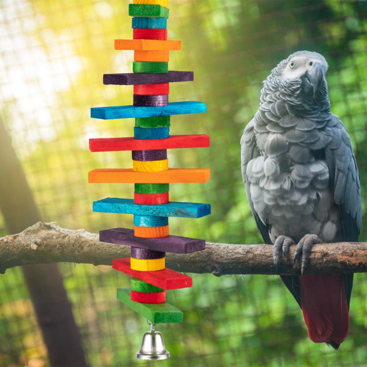 MEWTOGO bright-color cage decor enhances cage visuals