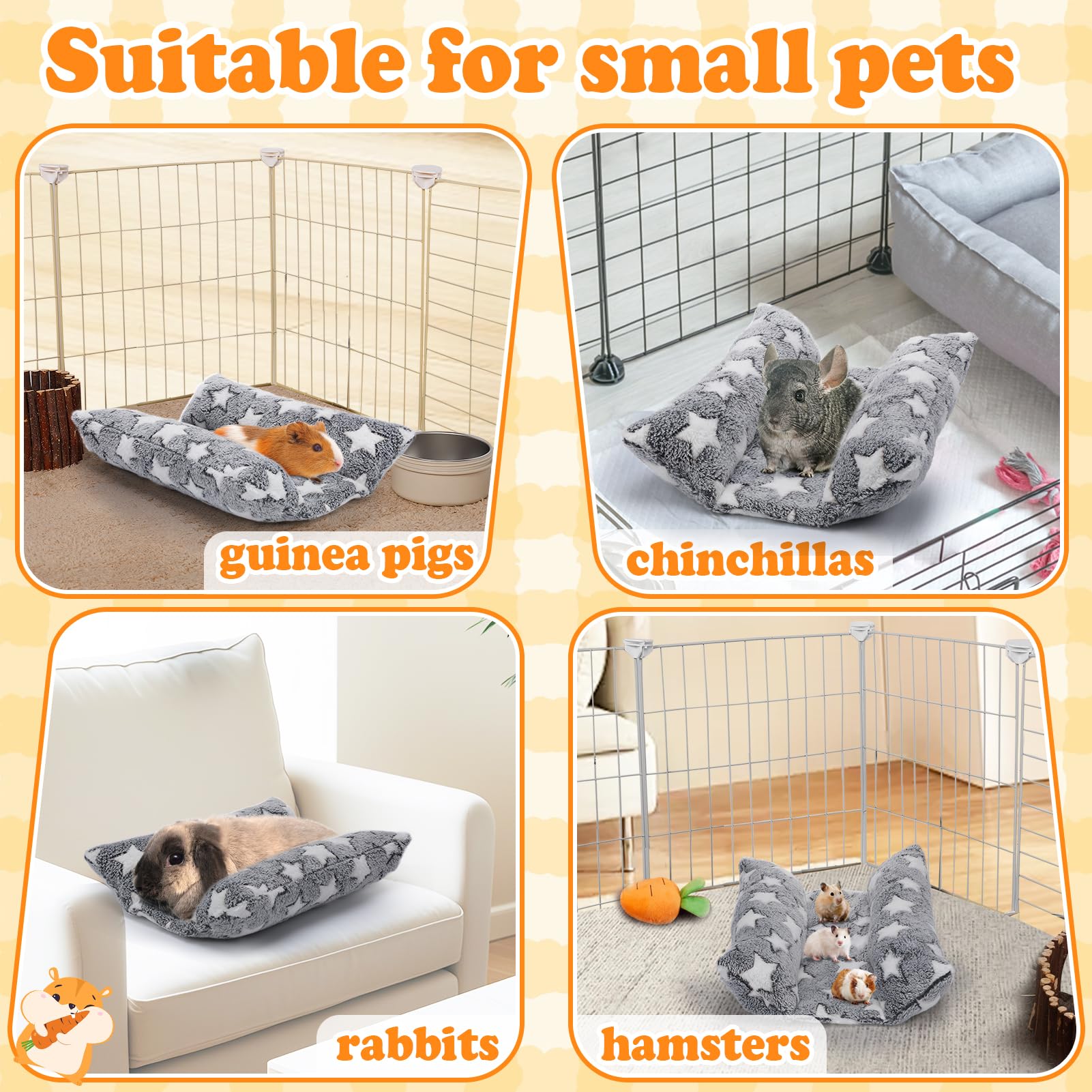 MEWTOGO bunny bed indoor sleep setup in a cozy pet corner