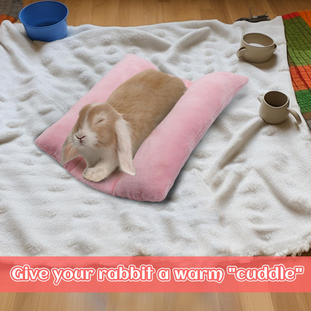 MEWTOGO bunny bed for indoor sleeping, encouraging quiet rest.