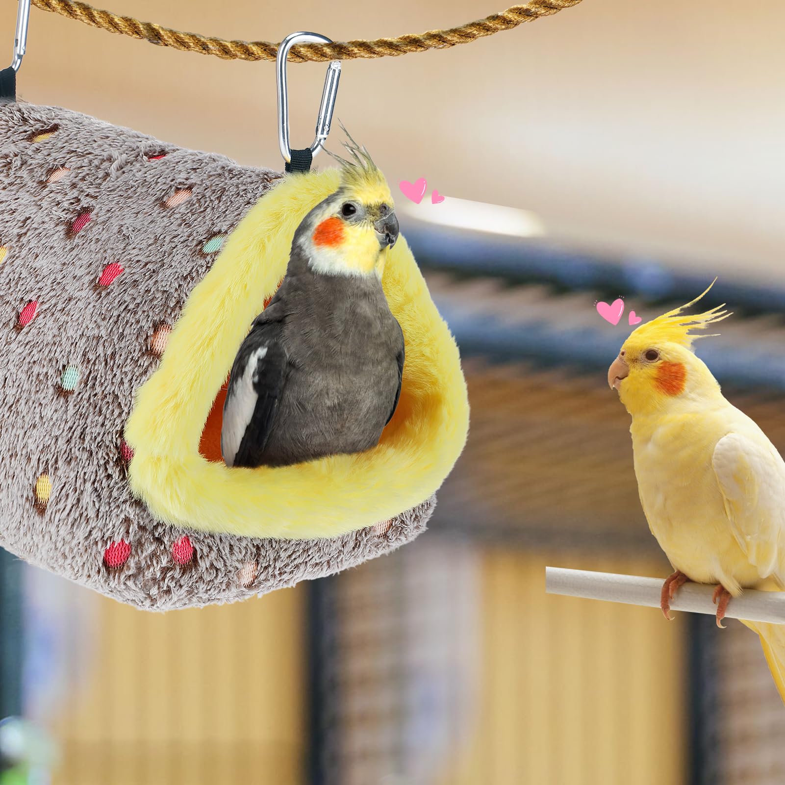 MEWTOGO-cage-decor-bird-nest complements home decor while offering a snug resting space.