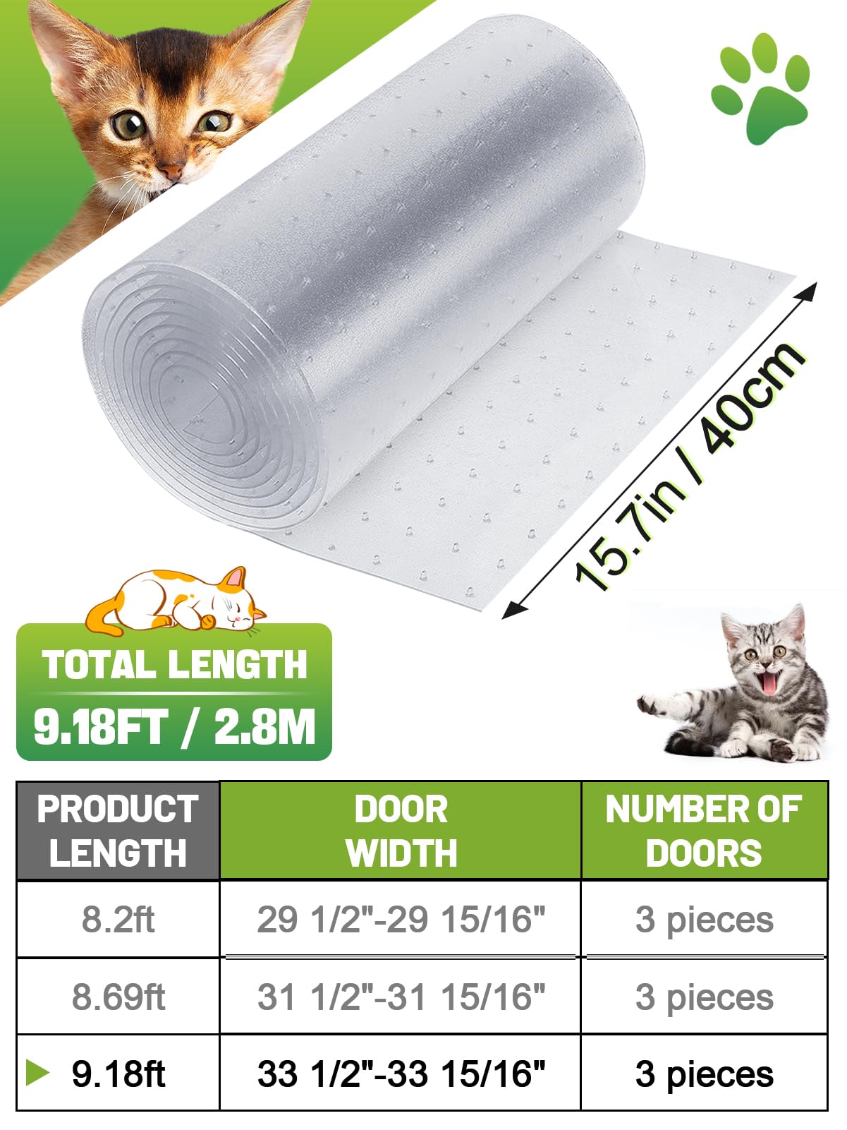 MEWTOGO carpet protector packaging roll shows convenient setup