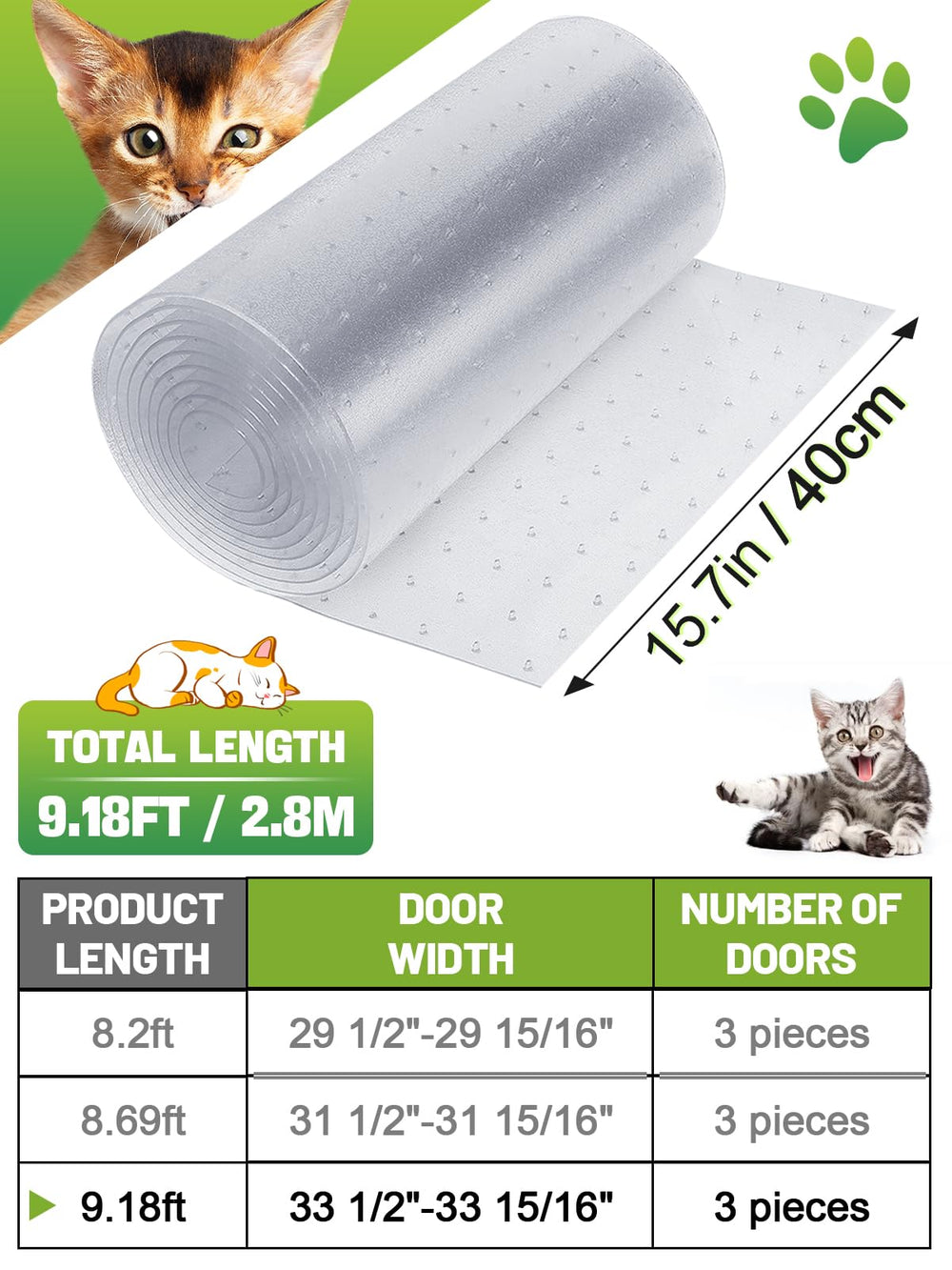 MEWTOGO carpet protector packaging roll shows convenient setup
